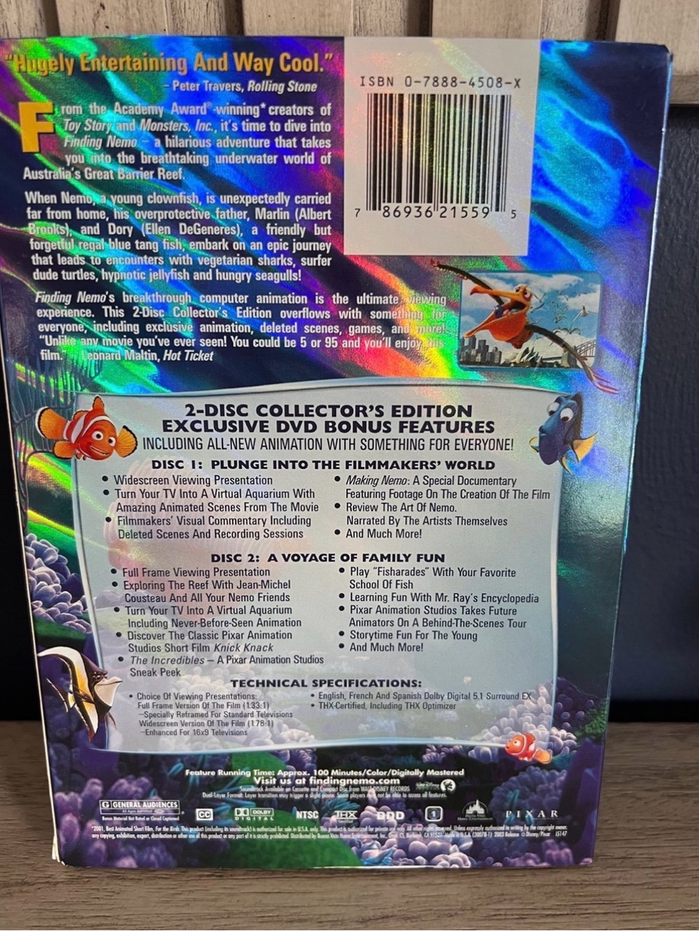 Disney “Finding Nemo “ DVD 2 disc - Picture 2 of 6